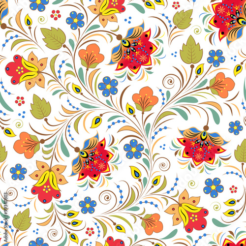 russian floral ornament