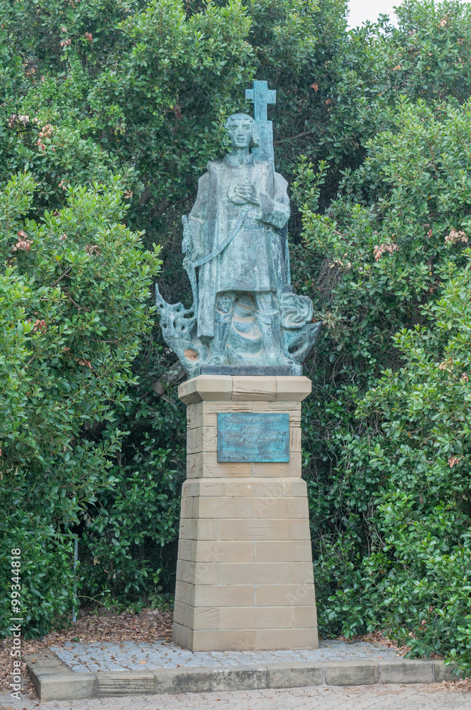 Bronze statue of Bartolomeu Dias