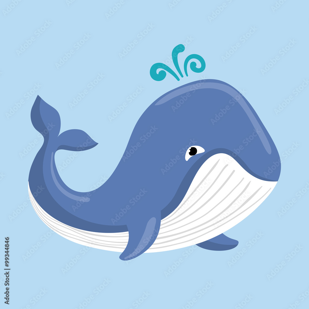 Obraz premium Sea fauna cartoon