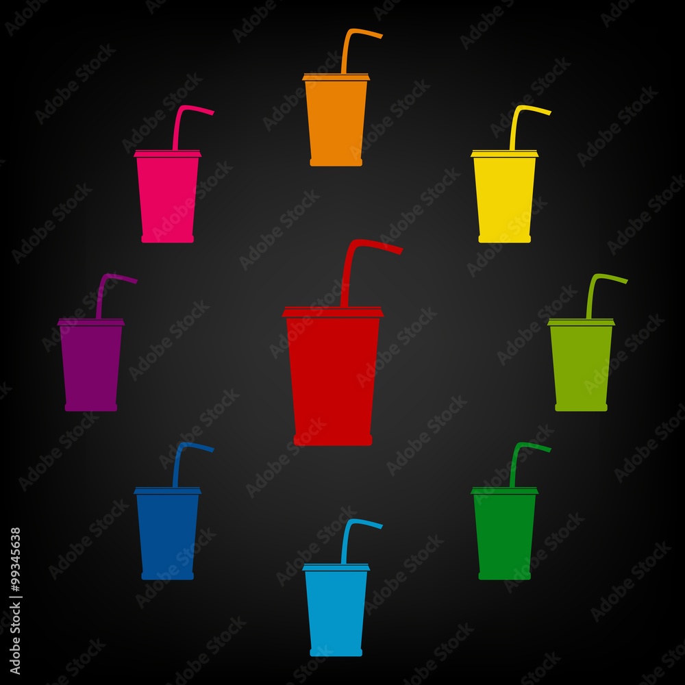 Drink icon set Drink icon set
