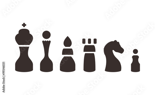 set chess figures.