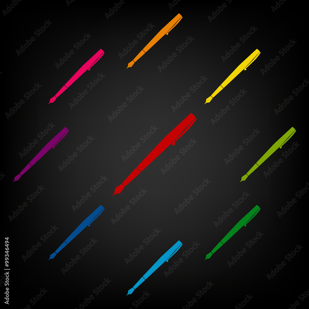 Pencil icon set Pencil icon set