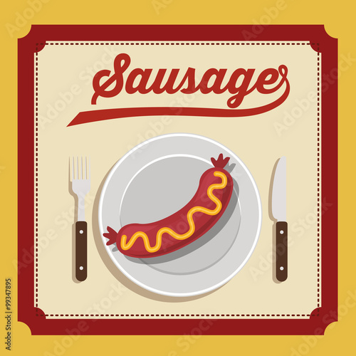 delicious sausage design 