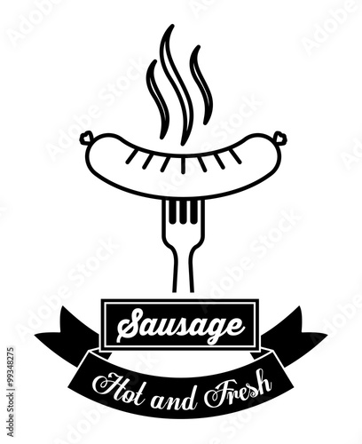 delicious sausage design 