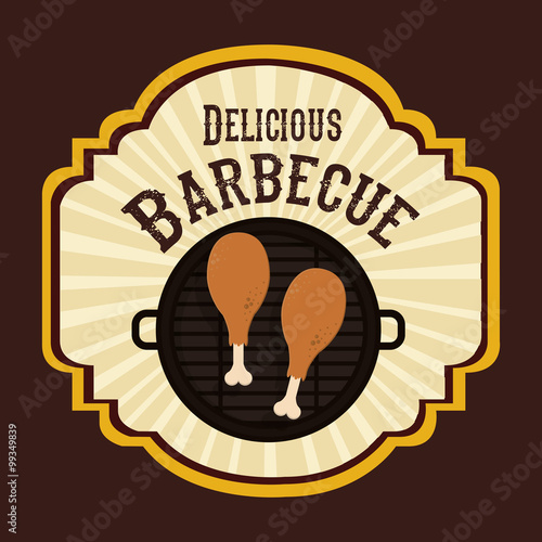 delicious barbecue design 