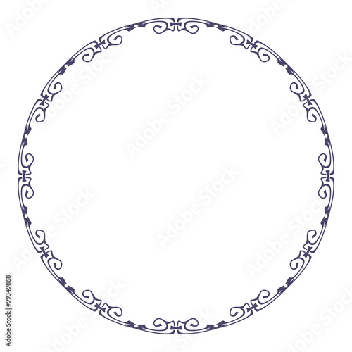 Abstract round frame