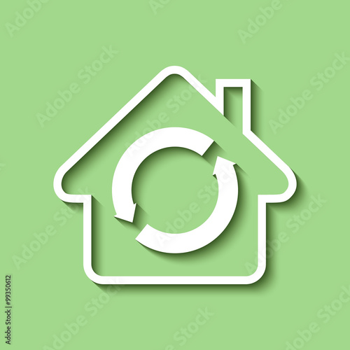 Logo maison et ventilation.