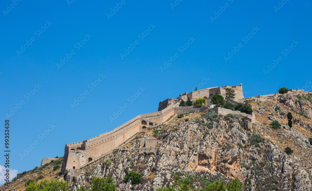 Palamidi fortress on the hill, Nafplion