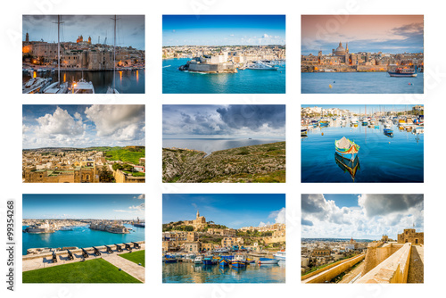Carte postale de Malte