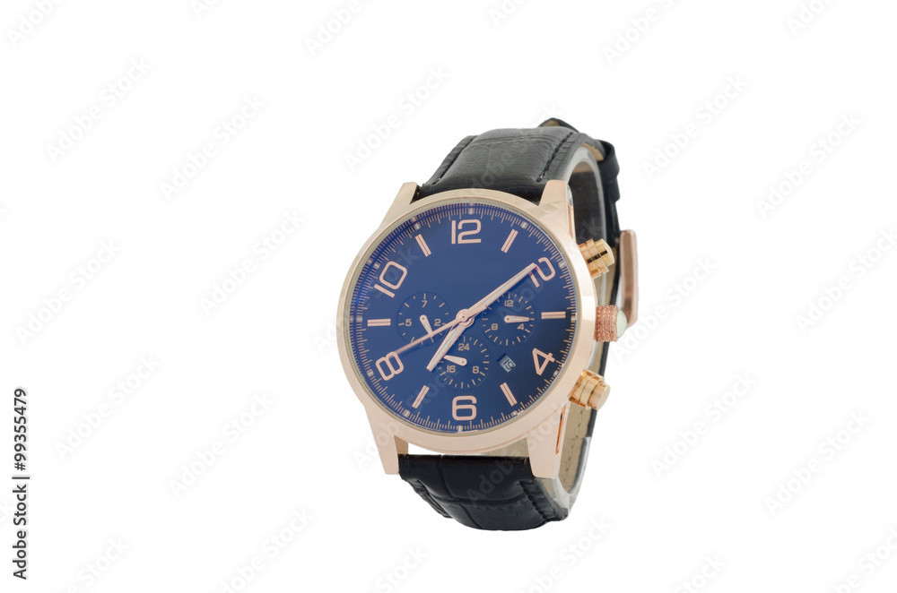 Wristwatch on a white background Wristwatch on a white background