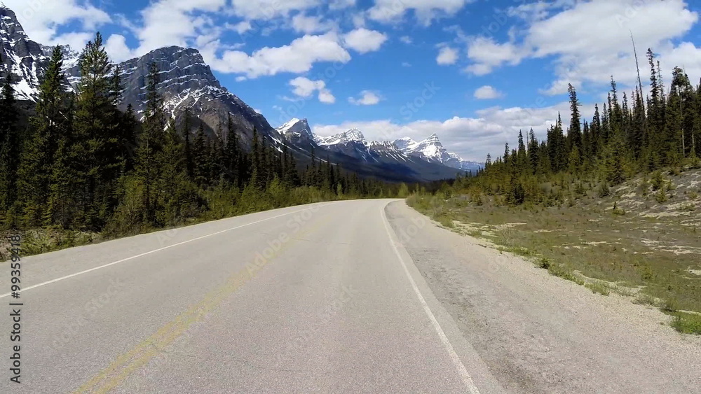 POV Driving Outdoor Tourism Glacial Mountain Valley Unpolluted Wildlife Habitat POV Driving Outdoor Tourism Glacial Mountain Valley Unpolluted Wildlife Habitat