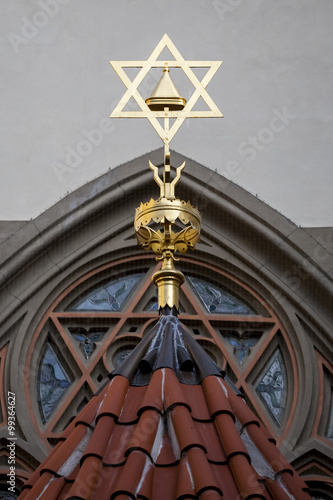 Star of David, symbol of Judaism.
