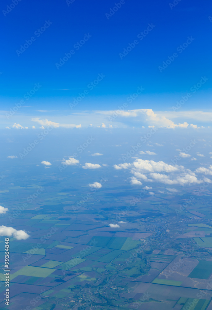 Fototapeta premium clouds in the blue sky