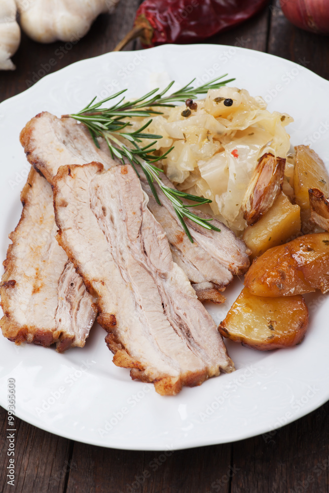 Roasted bacon Roasted bacon
