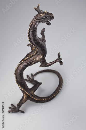 Bronze statue of a Chinese dragon © Blue Jean Images