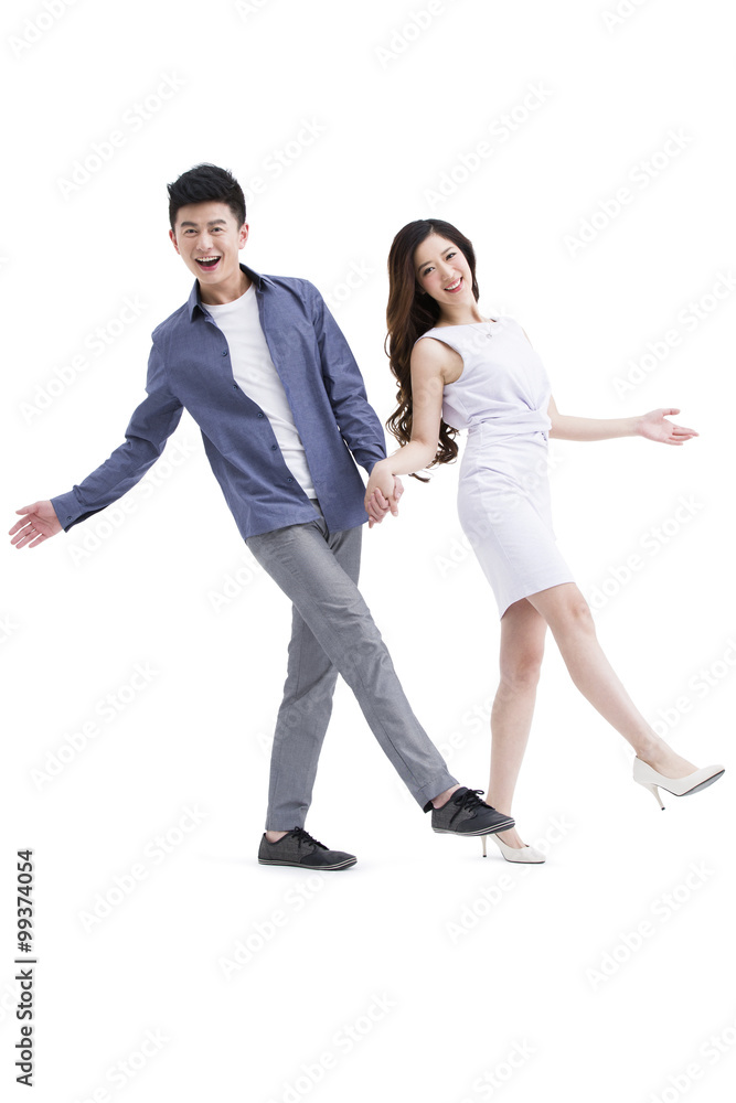 Fototapeta premium Happy young couple