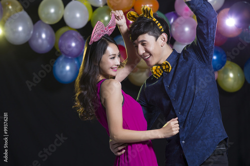 Young couple dancing