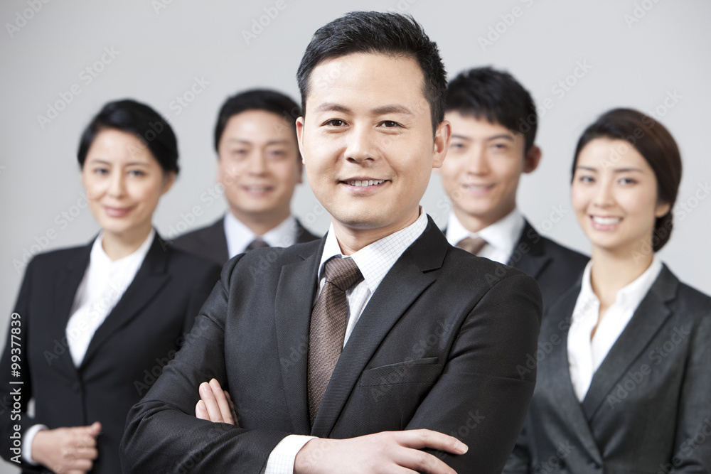 Portrait of professional and confident business team Portrait of professional and confident business team