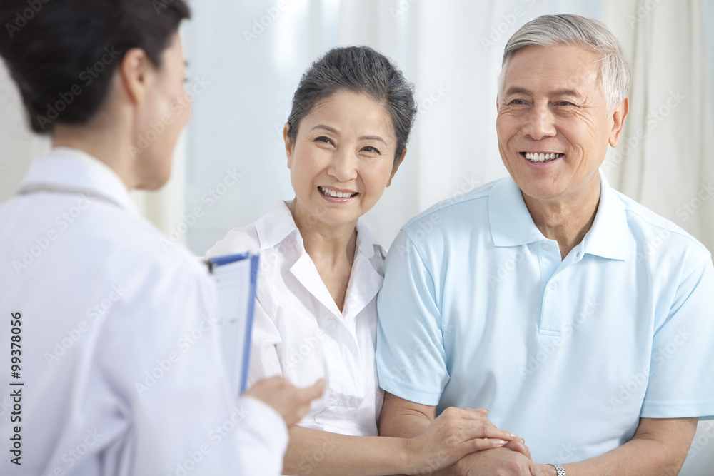 Family doctor examing senior patient Family doctor examing senior patient