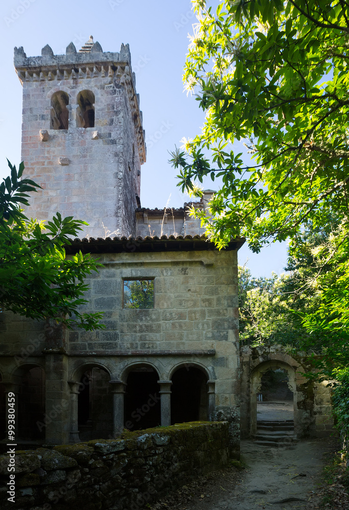 Obraz premium Monastery of Santa Cristina de Ribas de Sil