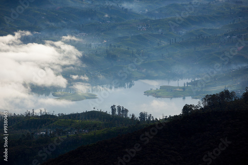 Cloudy morning from Adam's peak - Sri Lanka