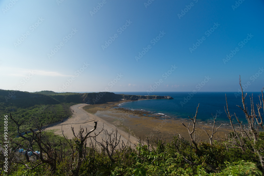 沖縄県　ヤンバルクイナ展望台からの景色