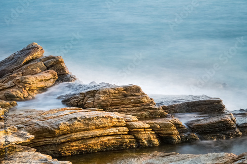 sea rocks in sunrise © chungking