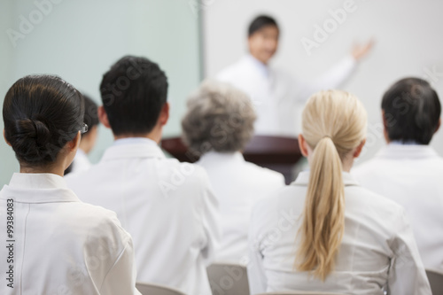 Medical workers in a meeting