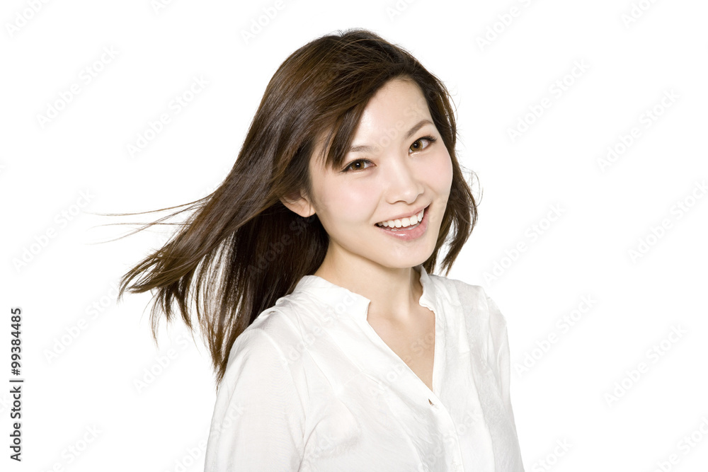 Portrait of Young Woman in White Blouse Portrait of Young Woman in White Blouse