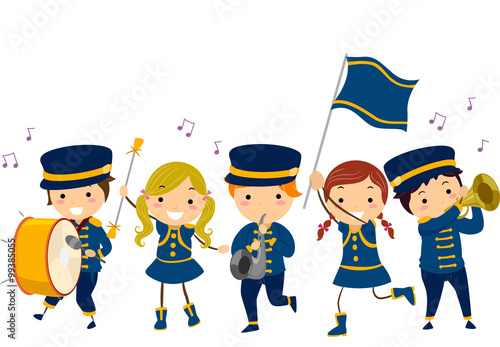 Stickman Kids Lyre Band Uniform