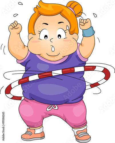 Exercise Kid Girl Fat Hula Hoop