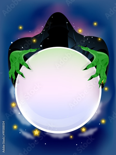 Evil Wizard Crystal Ball