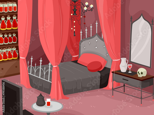 Vampire Lavish Bed Room