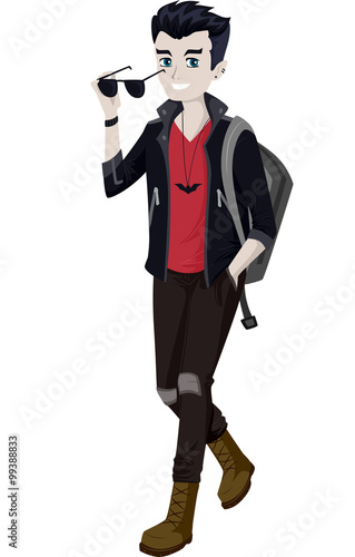Vampire Teen Boy Fashion
