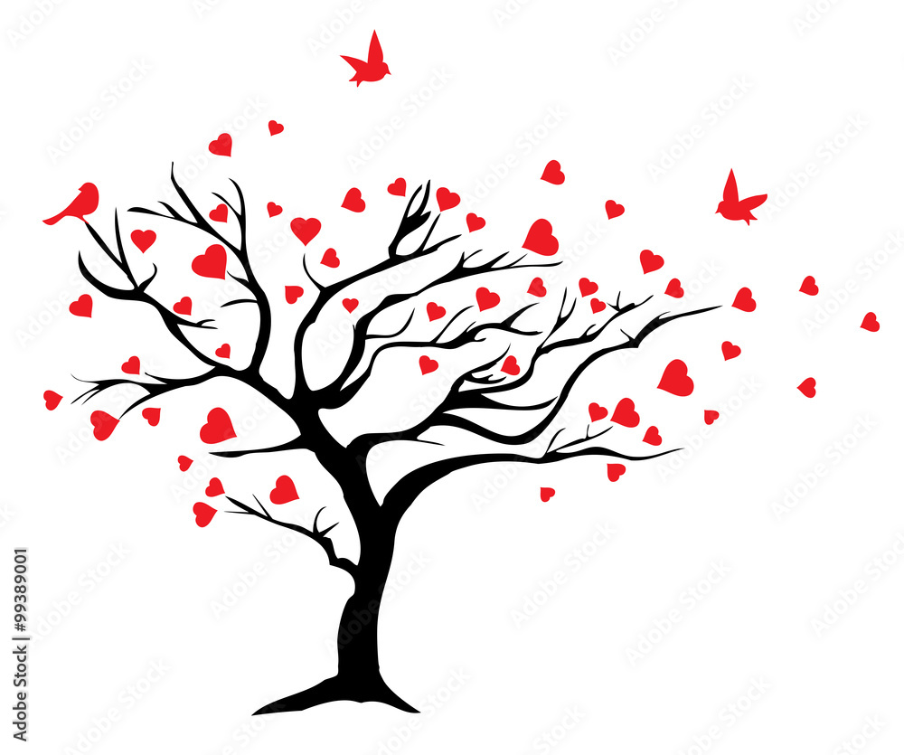 Obraz premium Valentine Tree