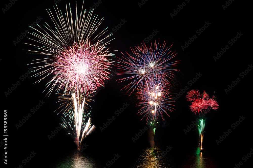 New year fireworks