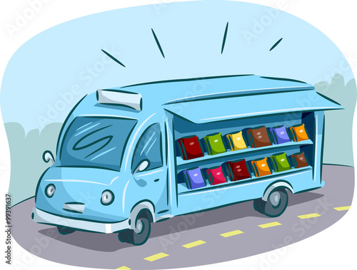 Books Mobile Library Travel