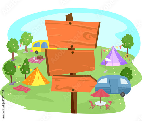 Camping Site Arrows