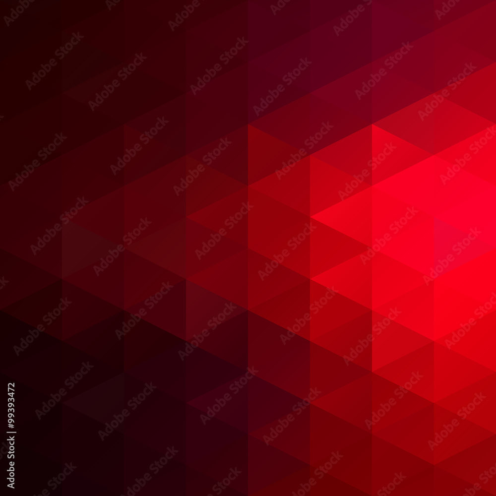 Fototapeta premium Red Grid Mosaic Background, Creative Design Templates
