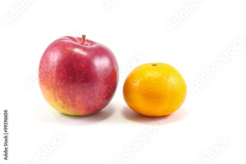 Apple and Mandarin Orange