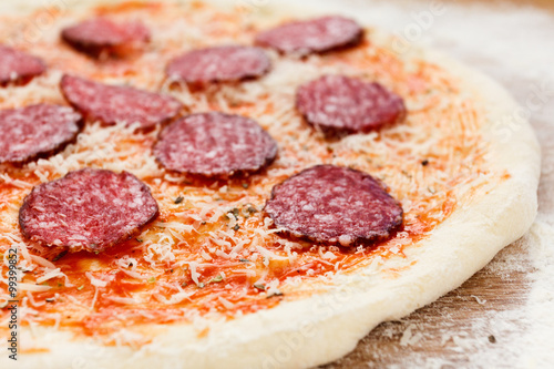Cooking pizza, Italian food...