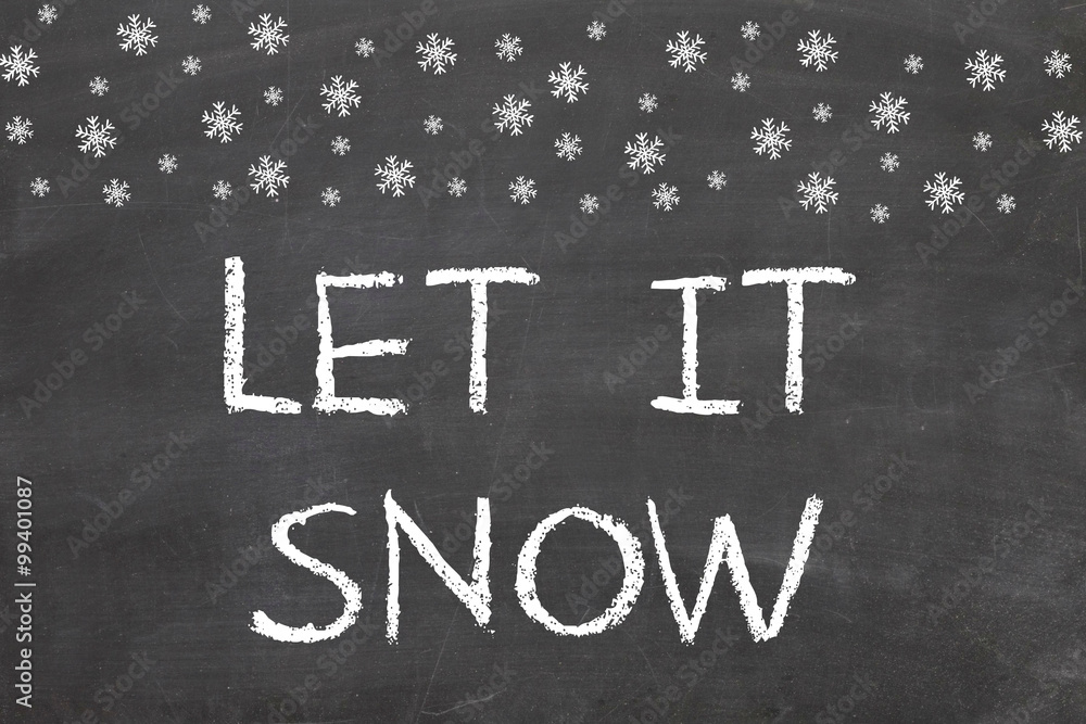 Obraz premium let it snow
