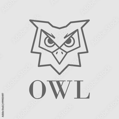 owl logo gray © Dzmitry Rubanik