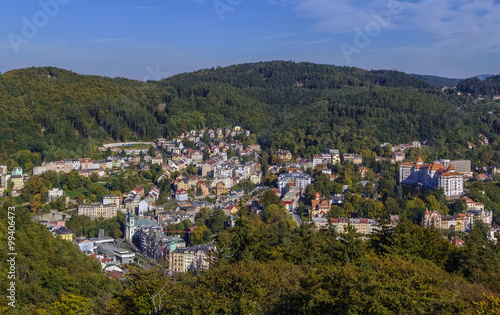 View of Karlovy Vary, Czech republic © borisb17