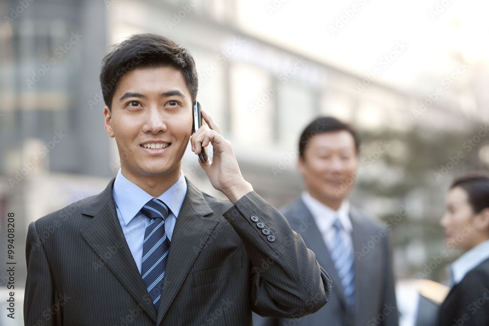 Portrait of a happy young businessman Portrait of a happy young businessman