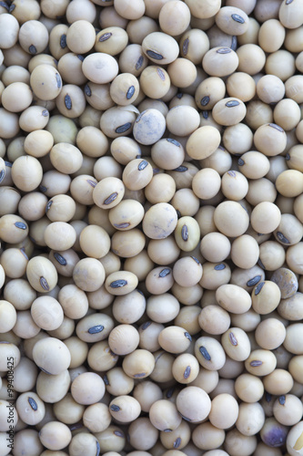 top view of soy beans background