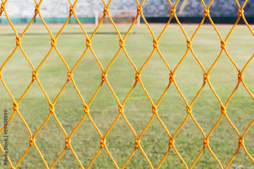 yellow goal net yellow goal net