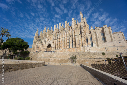 Cathedral of Palma de Majorca, wide angle