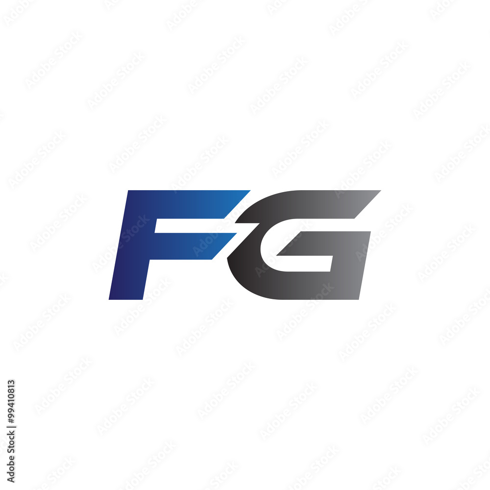 Simple Modern letters Initial Logo fg Simple Modern letters Initial Logo fg