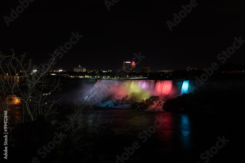 Nocturne of Niagara falls